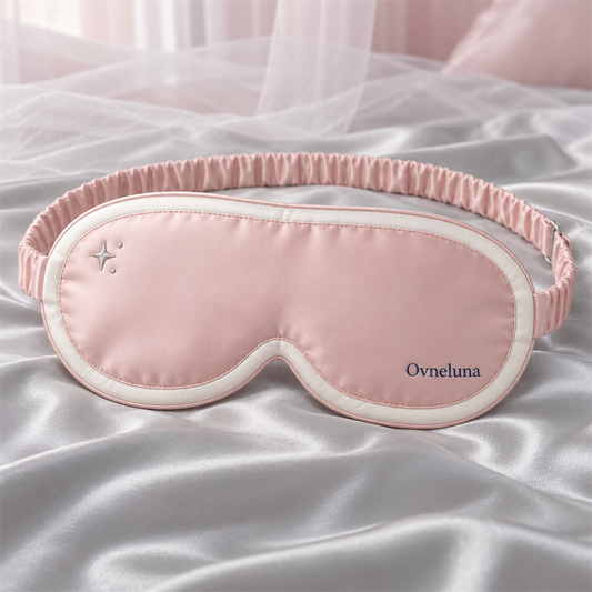 Ovneluna Celestial Blush Sleep Mask silk sleep mask product detail